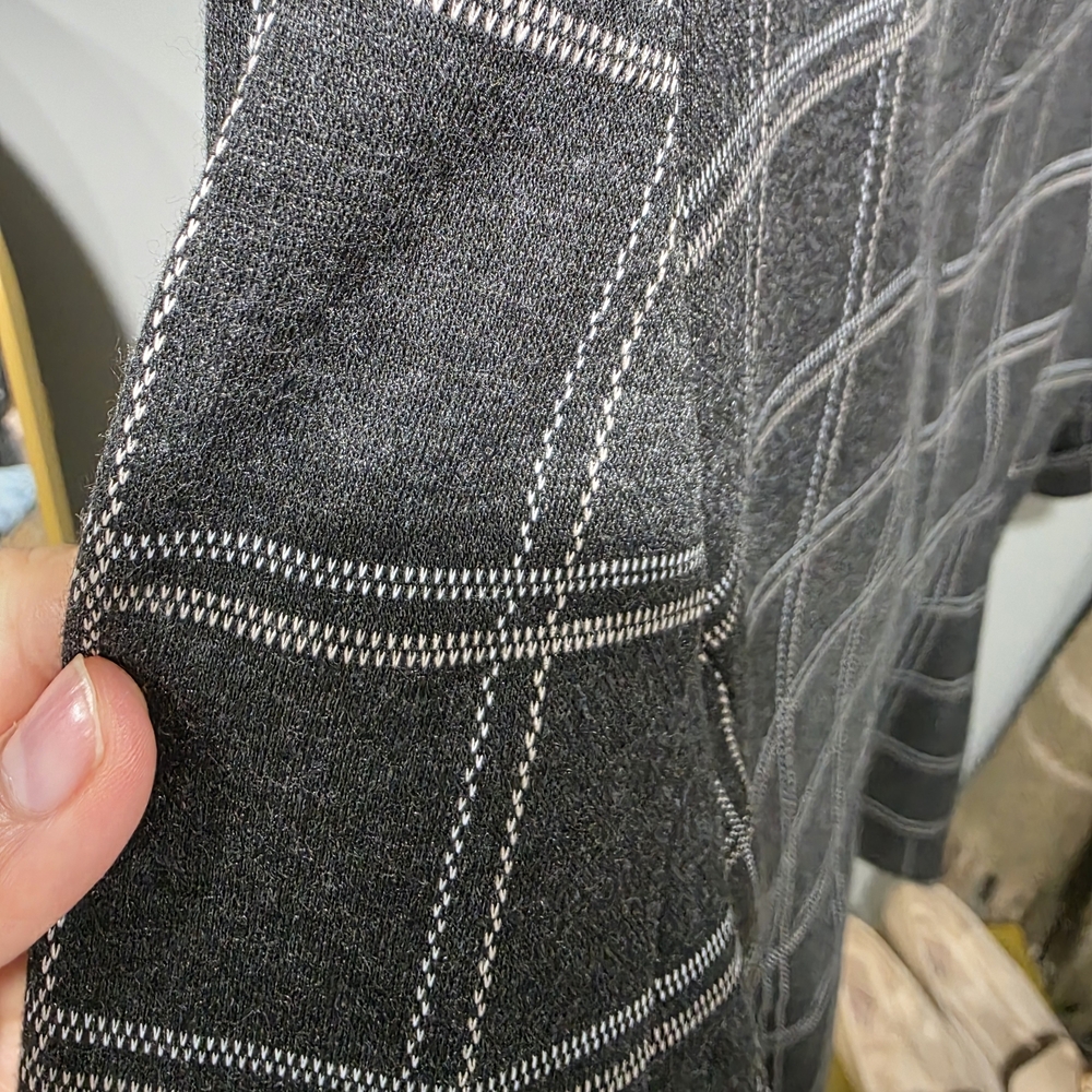 Calvin Klein Gray Plaid Blazer - Picture 5 of 8